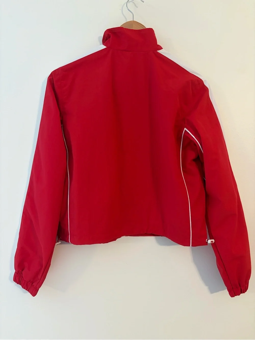 Levi's Red Bomber Jacket with White Trim Size Small